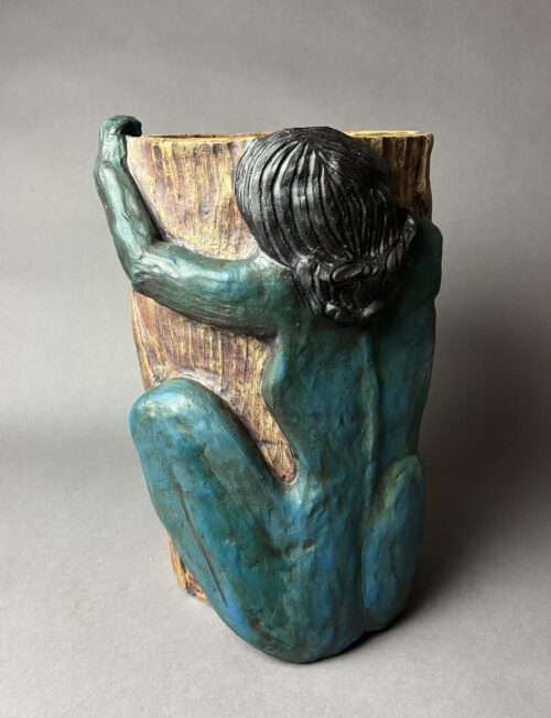 Blue Lady Vase